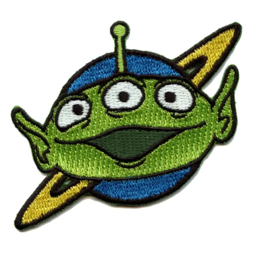 Space Aliens Embroidered Hats Patches