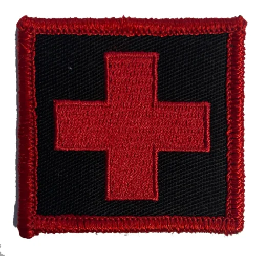first aid sign velcro patch