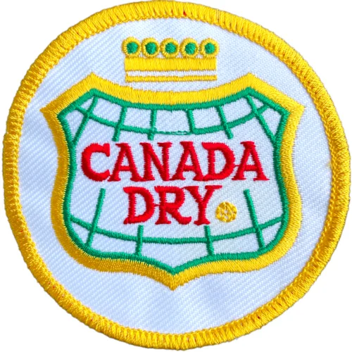 Vintage Canada Dry Sew On Patch, Sew On Patch, Vintage Canada Patch, Canada Dry Patch