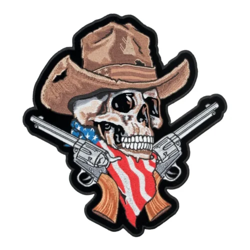 American Skull Cowboy Hat Patch,Skull Cowboy Hat Patch. Hat Patch, American Hat Patch,American Skull Patch, Skull Patch