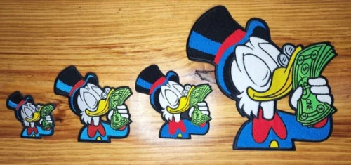 MC Duck Disney Chenille Patch