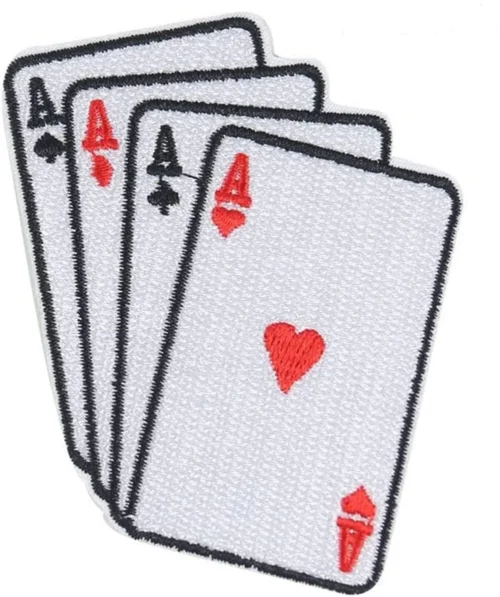 Poker Cards Punk Patches