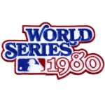 1980 World Series Logo Jersey Patch Philadelphia Phillies vs. Kansas City Royals | stitchpatches.com