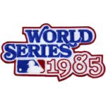 1985 World Series Logo Jersey Patch St. Louis Cardinals vs. Kansas City Royals | stitchpatches.com