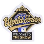 1995 World Series Logo Jersey Patch Atlanta Braves vs. Cleveland Indians | stitchpatches.com