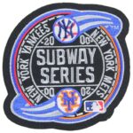 2000 Subway MLB NY Mets World Series Championship Logo Jersey Patch New York Mets Yankees | stitchpatches.com