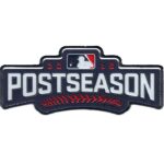 2016 Official MLB Logo Post Season Logo Jersey Sleeve TPU Patch | stitchpatches.com