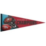 2021 Tampa Bay Bucs Super Bowl 55 LV Champions Premium Pennant  | stitchpatches.com