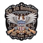 2nd Amendment Don’t Tread On Me Patch, Large Back Patches