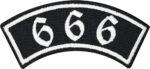 666 Biker Patch Embodying Rebellion | stitchpatches.com