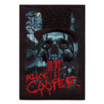 Alice Cooper Bloody Skull Patch Top Hat Embroidered Iron On | stitchpatches.com