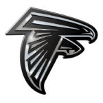 Atlanta Falcons Premium Solid Metal Chrome Plated Car Auto Emblem | stitchpatches.com