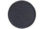 Black 3 Inch Round Blank Patch