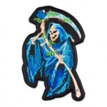 Blue Grim Reaper & Rose Patch, Grim Reaper Patches