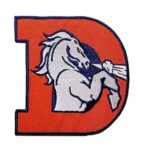 Broncos Iron On Patch Show Your Team Pride | stitchpatches.com