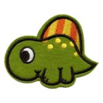 Cartoon Stegosaurus Dinosaur Embroidered Iron on Patch | stitchpatches.com