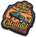 Catalina Wine Mixer PVC Morale Patches. | stitchpatches.com