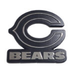 Chicago Bears Premium Solid Metal Chrome Plated Car Auto Emblem | stitchpatches.com