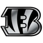 Cincinnati Bengals logo Car 3D Chrome Auto Emblem (RICO) | stitchpatches.com