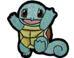 Cool Squirtle Iron On Patch Stylish Pokémon Design | stitchpatches.com