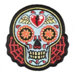 Crazon Partido Sugar Skull Patch, Day Of The Dead Patches