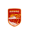 Custom Patches Hawaii Embroidered Oxford Pennant | stitchpatches.com