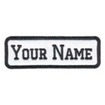 Custom PVC Name Patches Durable and Personalized | stitchpatches.com