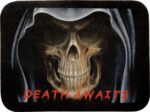 Death Awaits Grim Reaper Genuine Leather Patch