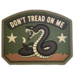 Dont Tread On Me PVC Patch Bold Emblem | stitchpatches.com