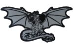 Dragon with Skulls Reflective Patch