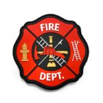 Fire Fighter Patches Icons of Courage | stitchpatches.com