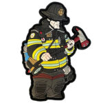 Firefighter PVC Patches Honoring Heroic Service | stitchpatches.com