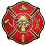 Fireman Patch Symbol of Bravery | stitchpatches.com