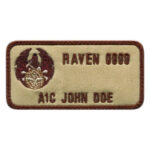 Flight Jacket Name Patch Custom Name Tags | stitchpatches.com