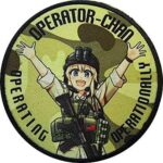 Girls’ Frontline Operator Chan Military Hook Loop Tactics Morale Patches Velcro | stitchpatches.com