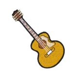 Guitar Iron On Patch Rock Your Style | stitchpatches.com