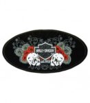 Harley Davidson Affection Skull Patch, Harley Davidson Patches