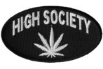 High Society Funny Iron on Patch