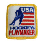 Hockey Playmaker Patch Recognize Top Performers with Style | stitchpatches.com