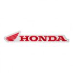 Honda Powersports Red & White Horizontal Wing Logo Patch