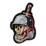 Impaled Skull Combat Soldier Patch, Death Before Dishonor Patches