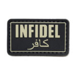 Infidel Morale Patch Statement and Defiant Designs | stitchpatches.com