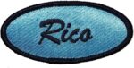 Iron On Vintage Name Patch | stitchpatches.com