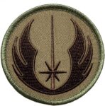 Jedi Morale Patch Galactic Style and Wisdom | stitchpatches.com