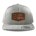 Leather Patch On Hat | stitchpatches.com