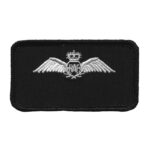 Leather Pilot Name Patch Custom Engraved Flight | stitchpatches.com