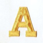 Letter Clothing Patches | stitchpatches.com