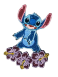 Lilo And Stitch Flower | stitchpatches.com