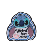 Lilo & Stitch Weird But Cute Iron On Patch | stitchpatches.com