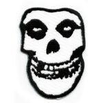 Misfits Fiend Skull Logo Iron On Patch | stitchpatches.com